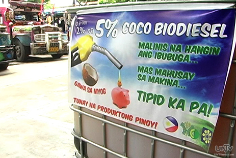 Govt urged to raise biodiesel mix to 5% to take advantage of P23.4 billion forex savings